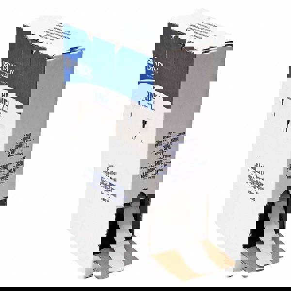 Label Maker Label: Clear & White, Vinyl, 1,000 per Roll